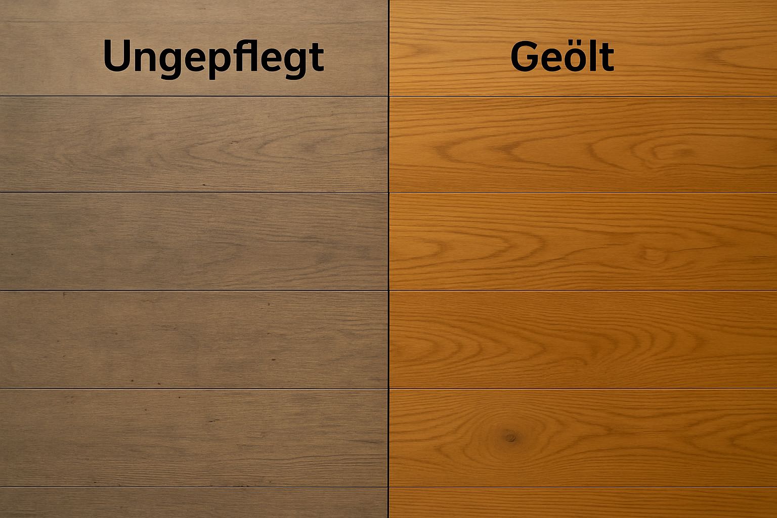 Warum geölte Holzböden regelmässige Pflege durch einen Profi benötigen – und wie Visario dabei unterstützt